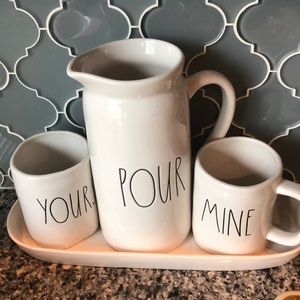 Rae Dunn Mug and Pitcher Set!!!
